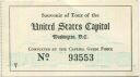 United States Capitol Washington - Eintrittskarte