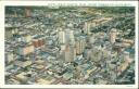 Postkarte - Areal view of Houston Texas