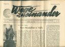 Historische Zeitschrift - Wege zueinander - Zeitung Nr. 4. Juli 1953