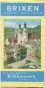 Brixen 1956 - Faltblatt mit 20 Abbildungen - beiliegend Hotelverzeichnis