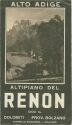Altipiano del Renon - Ritten - Faltblatt mit 9 Abbildungen