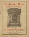 Das billige Wien und seine Umgebung - 16 Seiten mit 16 Abbildungen
