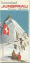 Jungfrau - Faltblatt mit 11 Abbildungen signiert L. Koller