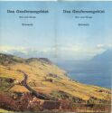 Das Genferseegebiet 1960 - Faltblatt mit 15 Abbildungen