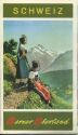 Schweiz - Berner Oberland 1961 - Faltblatt