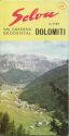 Selva - Wolkenstein - Grödental 60er Jahre - Faltblatt mit 9 Abbildungen