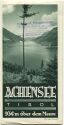 Achensee 30er Jahre - Faltblatt mit 20 Abbildungen