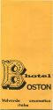 Cesenatico 50er Jahre - Hotel Bosten - Faltblatt mit 5 Abbildungen