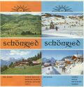 Schönried 1970 - Faltblatt mit 12 Abbildungen