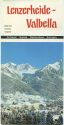 Lenzerheide Valbella 1970 - Faltblatt mit 17 Abbildungen