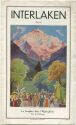 Interlaken 1931 - Faltblatt mit 7 Abbildungen - in französischer Sprache