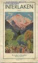 Interlaken 1929 - Faltblatt mit 7 Abbildungen