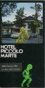 Italien - Torreglia - Hotel Piccolo Marte 70er Jahre - Faltblatt mit 7 Abbildungen