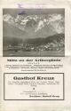 Mötz an der Arlberglinie 1932 - Faltblatt mit 1 Abbildungen