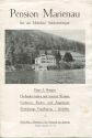 See am Mondsee - Pension Marienau 1930 - Faltblatt mit 1 Abbildung