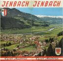 Jenbach 60er Jahre - Faltblatt mit 16 Abbildungen