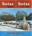 Sexten - St. Veit - Moos - Faltblatt mit 14 Abbildungen