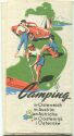 Österreich - Camping 1960 - Faltblatt Österreichkarte