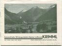 Krimml 1931 - 16 Seiten mit 16 Abbildungen