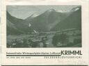 Krimml 1931 - 16 Seiten mit 16 Abbildungen