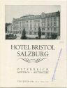 Salzburg 1929 - Faltblatt mit 1 Abbildung