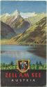 Zell am See - Faltblatt mit 14 Abbildungen
