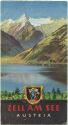 Zell am See - Faltblatt mit 14 Abbildungen