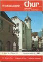 Chur 1977 - Wochenbulletin - 50 Seiten Informatives