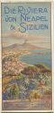 Die Riviera von Neapel & Sizilien 1929 - 34 Seiten mit 35 Abbildungen