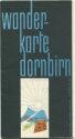 Dornbirn - Wanderkarte 1970