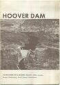 Hoover Dam - Faltblatt 1966 mit 7 Abbildungen