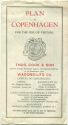 Plan of Copenhagen for the use of Visitors - Faltblatt 30er Jahre