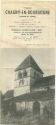 Chagny - Saone et Loire - Faltblatt 1958 mit 2 Abbildungen