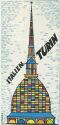Turin 60er Jahre - Faltblatt mit 22 Abbildungen