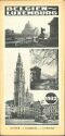 Belgien - Luxemburg - Reise-Prospekt 1932 - Faltblatt