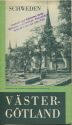 Schweden - Reise-Prospekt - Västergötland 1931 - Faltblatt mit 20 Abbildungen