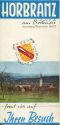 Hörbranz am Bodensee 60er Jahre - Faltblatt mit 9 Abbildungen