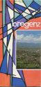 Bregenz 60er Jahre - Faltblatt mit 20 Abbildungen