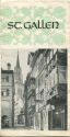 St. Gallen 60er Jahre - Faltblatt mit 14 Abbildungen