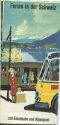 Ferien in der Schweiz mit Eisenbahn und Alpenpost 1964 - Titelbild Rolf Gfeller
