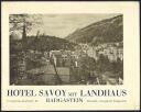 Badgastein - Hotel Savoy mit Landhaus 30er Jahre