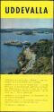 Schweden - Uddevalla 60er Jahre - Faltblatt mit 7 Abbildungen - Ortsplan