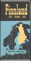 Finnland - wo wann wie 1963 - Landkarte und wissenswertes für den Touristen mit Illustrationen von Hele 62