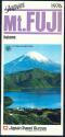 Japan 1976 - Mt. Fuji - Faltblatt mit 6 Abbildungen