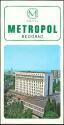 Serbien - Beograd 60er Jahre - Hotel Metropol - Faltblatt mit 10 Abbildungen - Stadtplan
