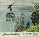 Pfänderbahn - Bregenz am Bodensee - Pfänder-Rundblick 88cm x 20cm