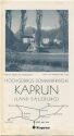 Kaprun 1932 - Faltblatt mit 4 Abbildungen