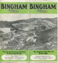 Bingham Utah - The World 's Greatest COPPER Producing Mines ca. 1910 - Faltblatt