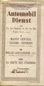 Frankreich - Automobil Dienst der Cie. des Chemins de Fer du Midi - Sommer 1928 - 16 Seiten