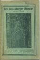Das Straßburger Münster von Dr. J. Gass 1928 - 36 Seiten mit 6 Abbildungen